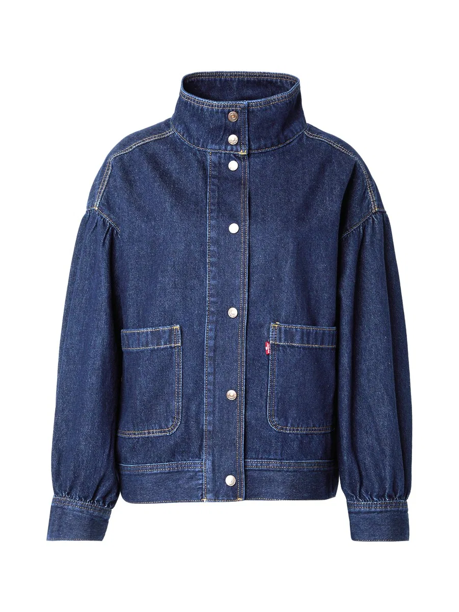 Куртка LEVI'S для межсезонья «Блузон-тракер» темно-синего цвета