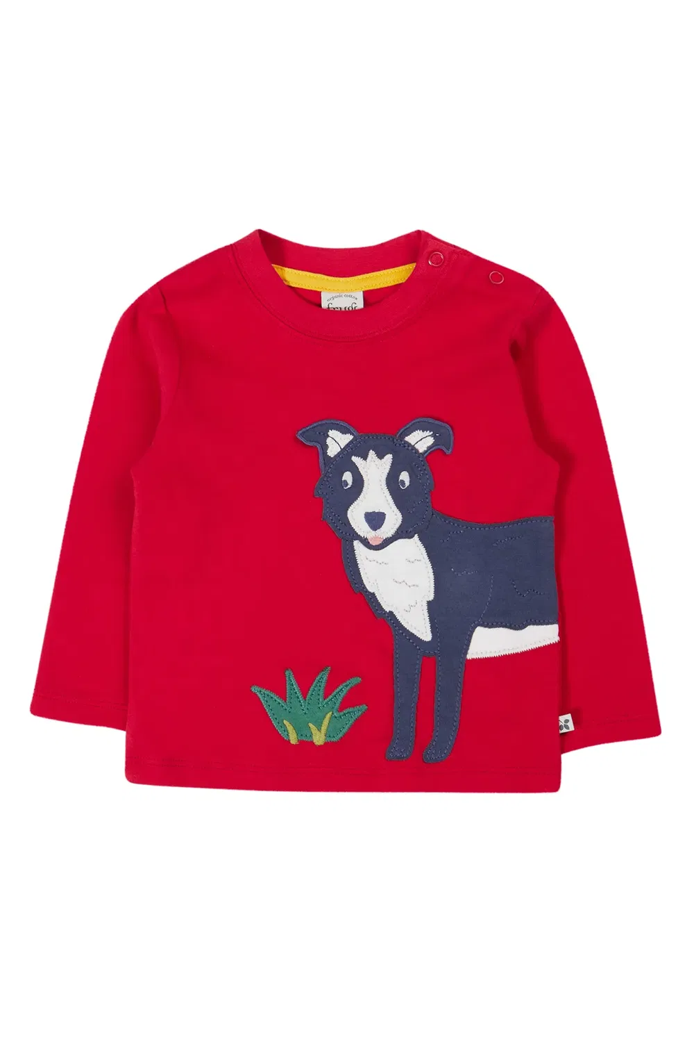 Детский топ с аппликацией Adventure Frugi, Red