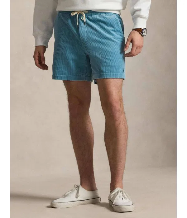 Мужские шорты классические из вельвета Polo Ralph Lauren, синий