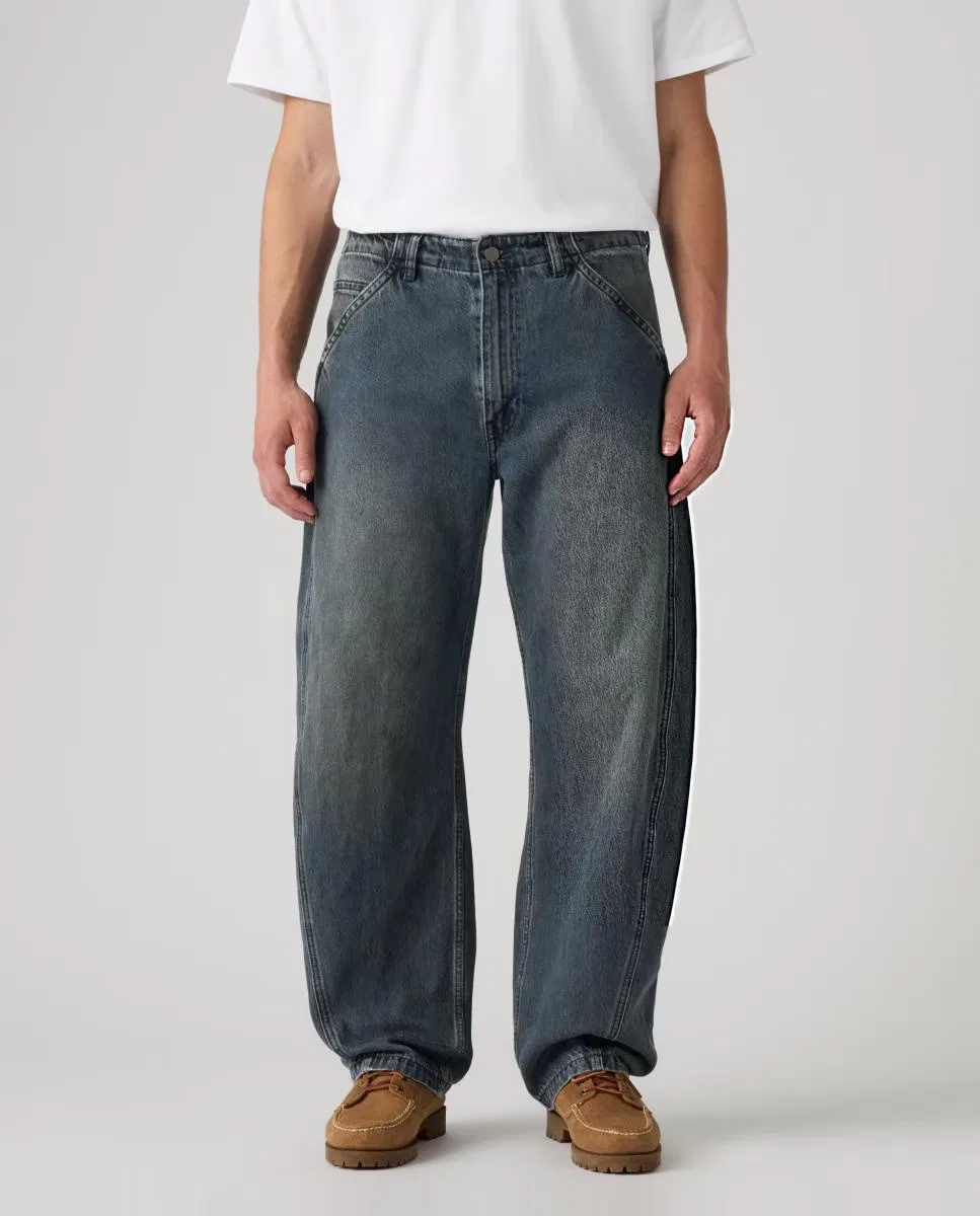 Мужское свободные джинсы, Vaquero Baggy Barrel, Levi's, синий — фото 2
