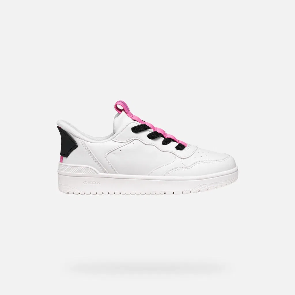 Детские кроссовки Geox J Washiba Fast In Gi, Цвет Weiss Rosa — фото 2