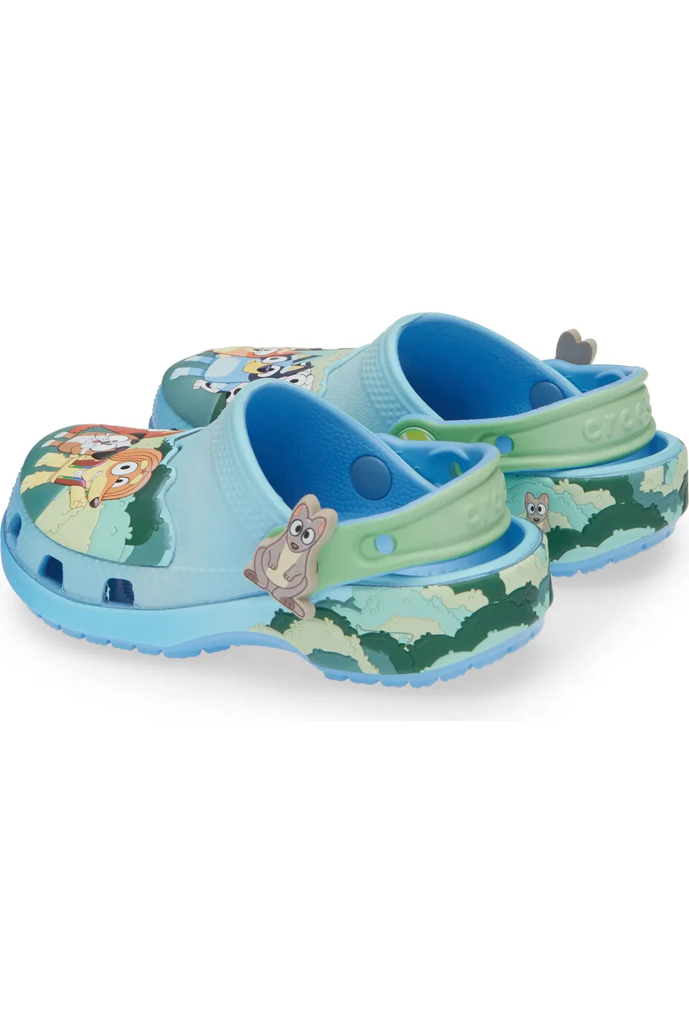 Детские сабо с персонажами Bluey Classic Clog Crocs, Blue Multi — фото 2