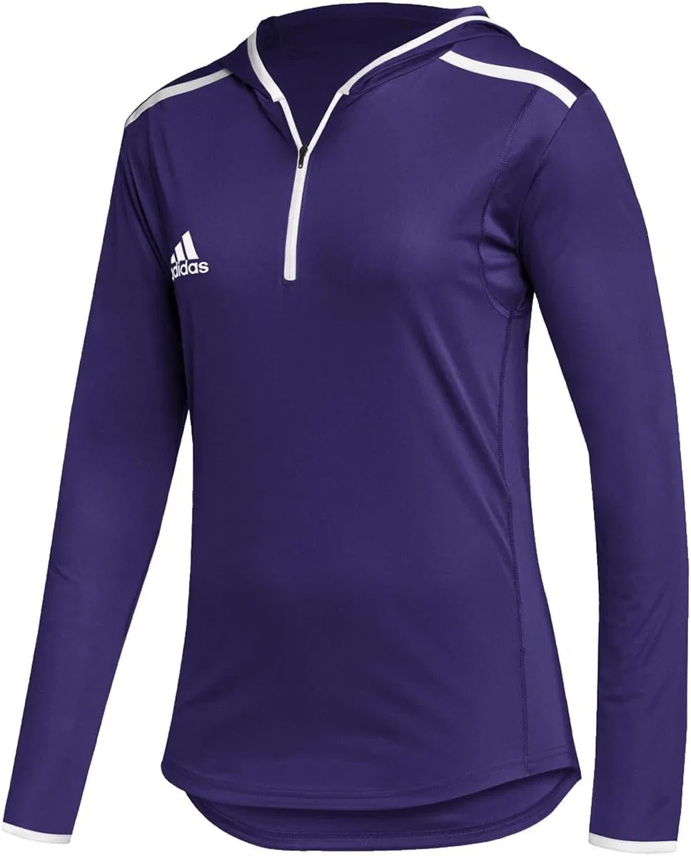 Женская футболка с капюшоном Team Issue adidas, Tmcopr/White