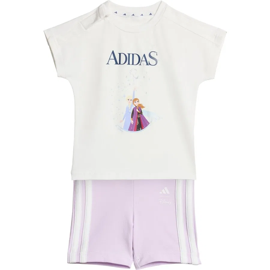 Комплект футболок с принтом Frozen adidas Sportswear Disney, Бело-синий — фото 3