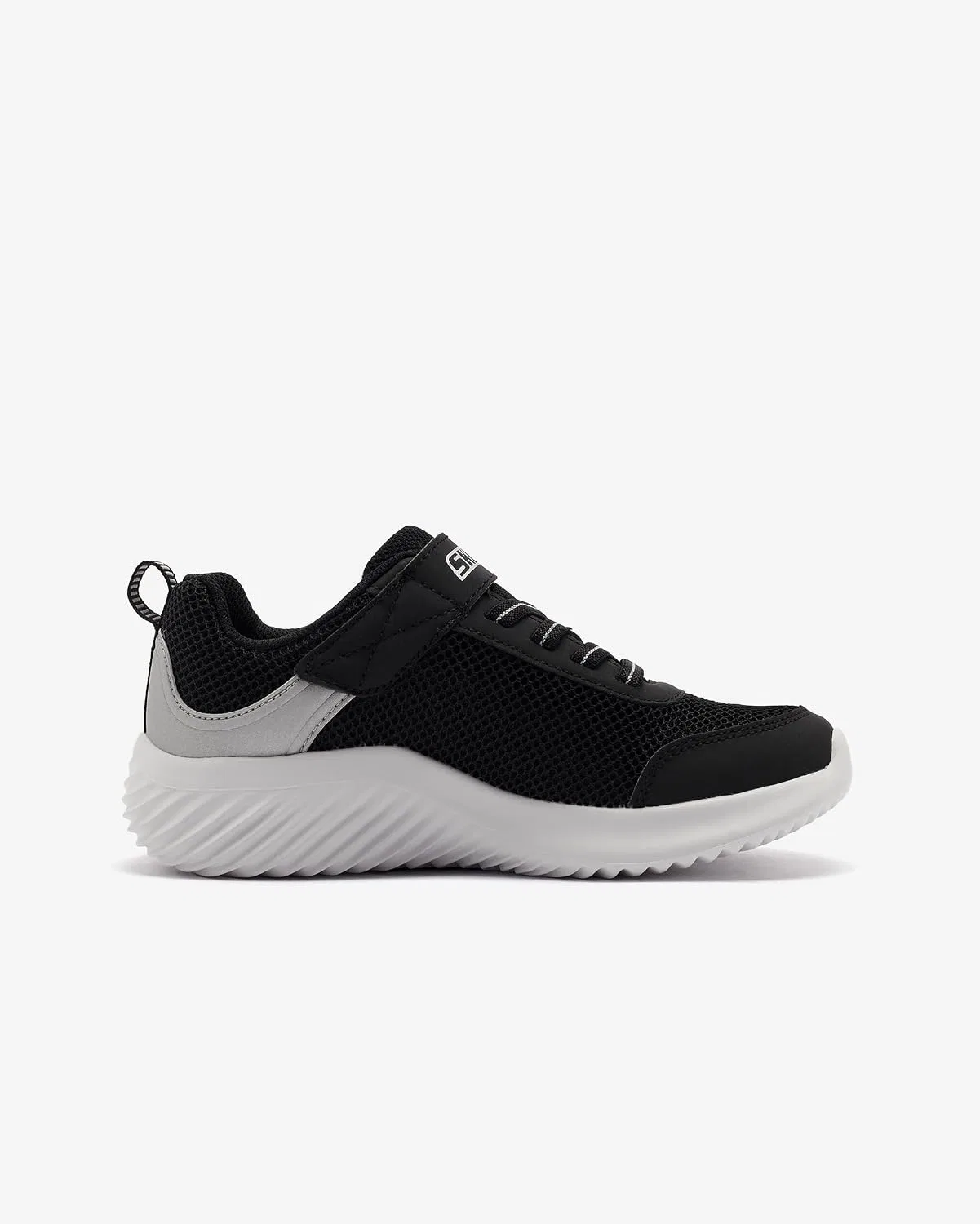 Детские кроссовки для мальчиков Bounder-Tech Skechers, Black/Silver — фото 2