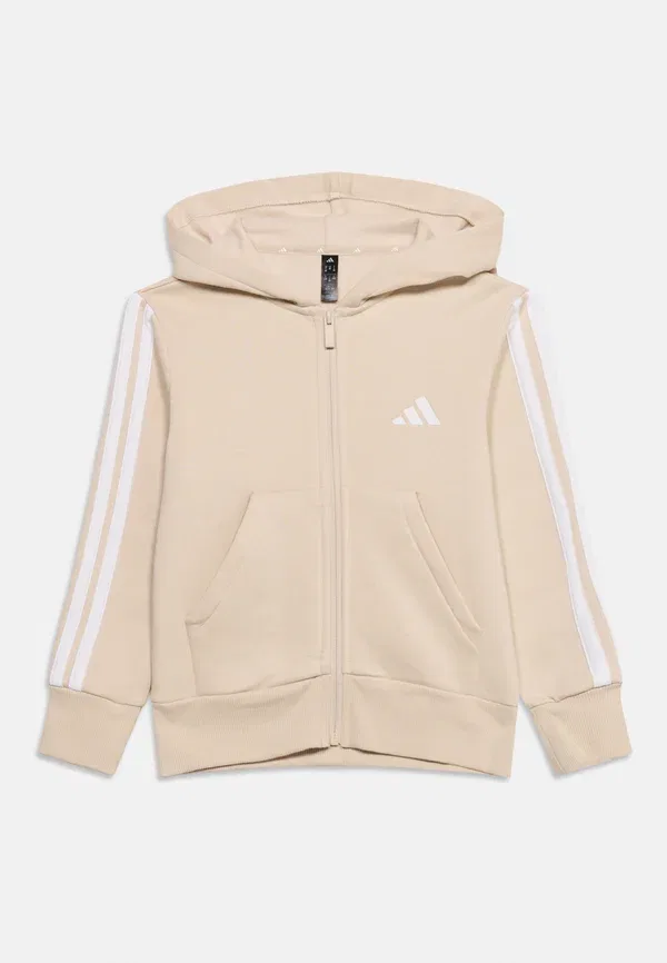 Детская толстовка унисекс на молнии Adidas Performance, белый