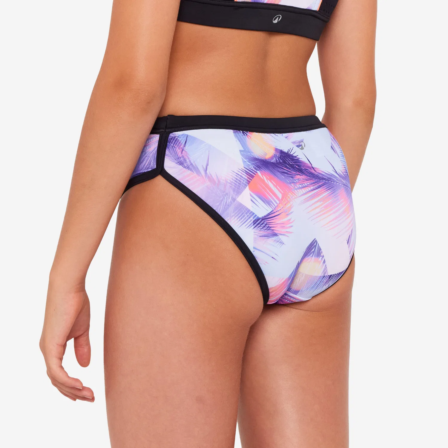 Детские плавки бикини для девочек с принтом Mas Posy Decathlon, Hellrosa — фото 4