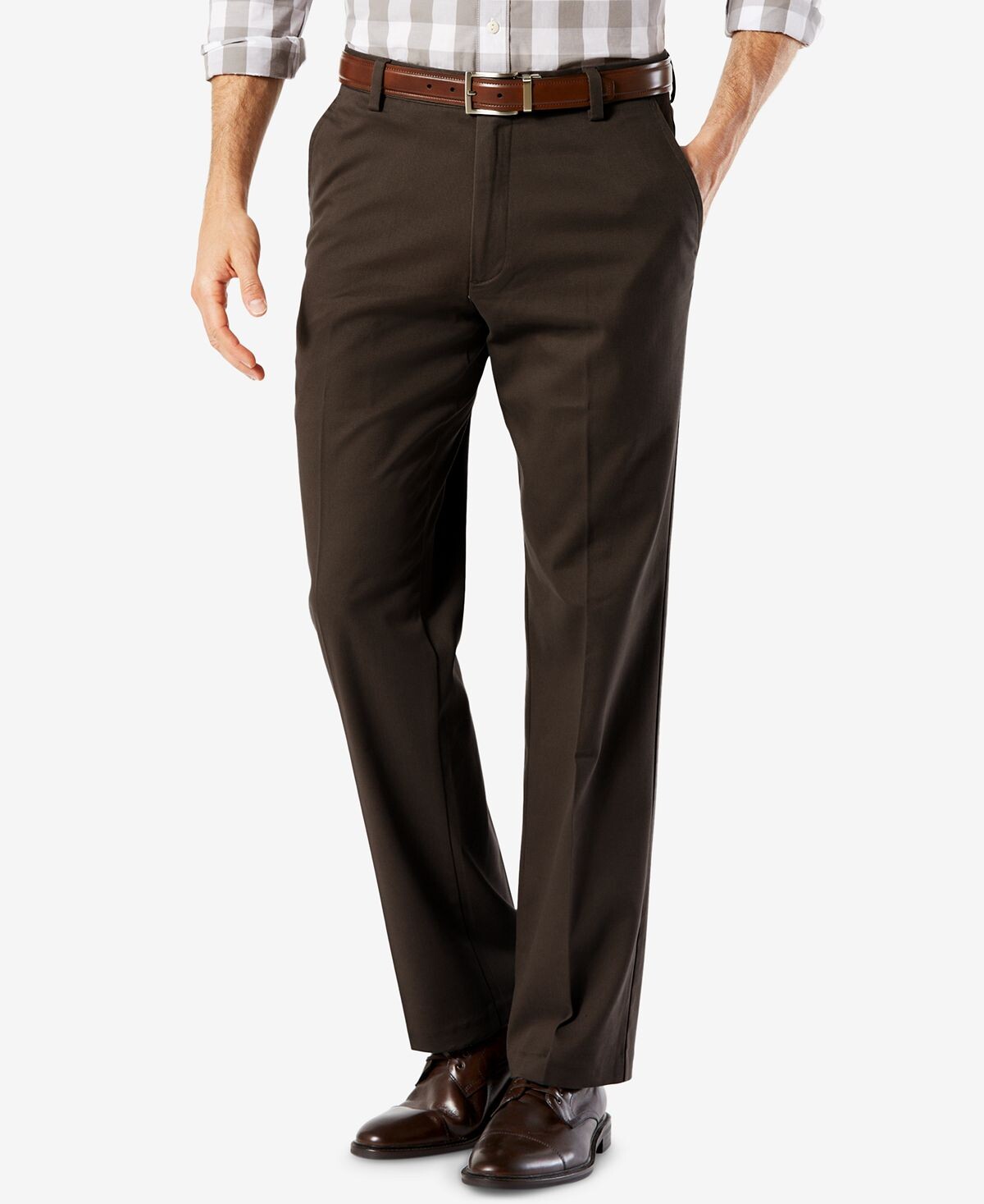 

Мужские эластичные брюки цвета хаки easy straight fit Dockers, мульти