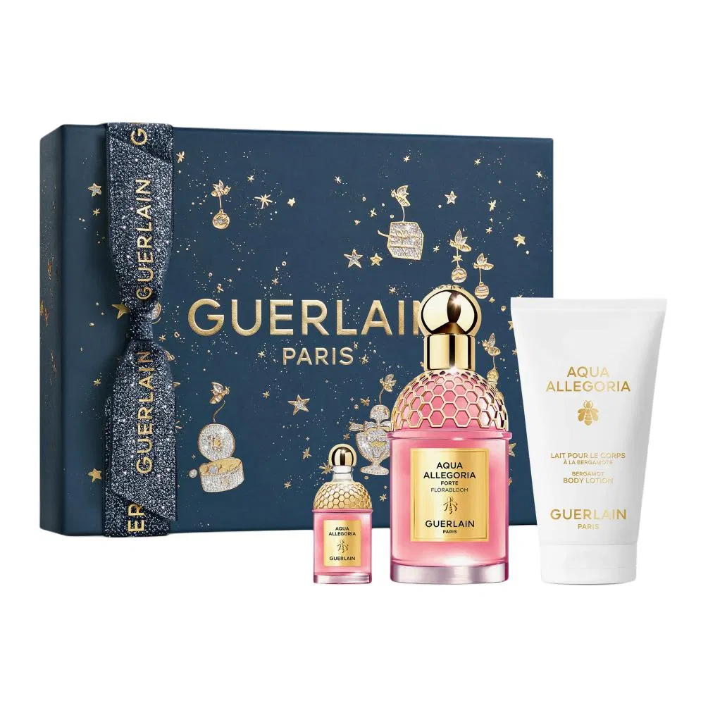 Набор парфюмерной воды и лосьона для тела Herbs and Flowers, GUERLAIN, 75 мл + 7,5 мл + 75 мл
