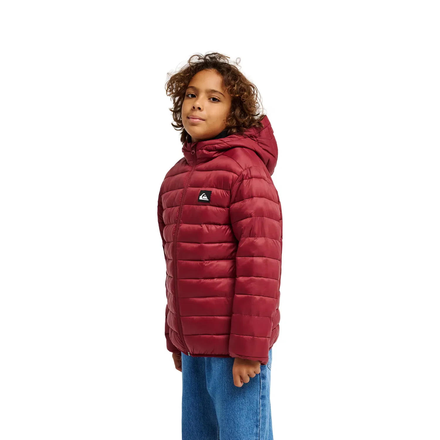 Детская куртка для мальчиков с принтом Scaly Quiksilver, Cherry Red — фото 3