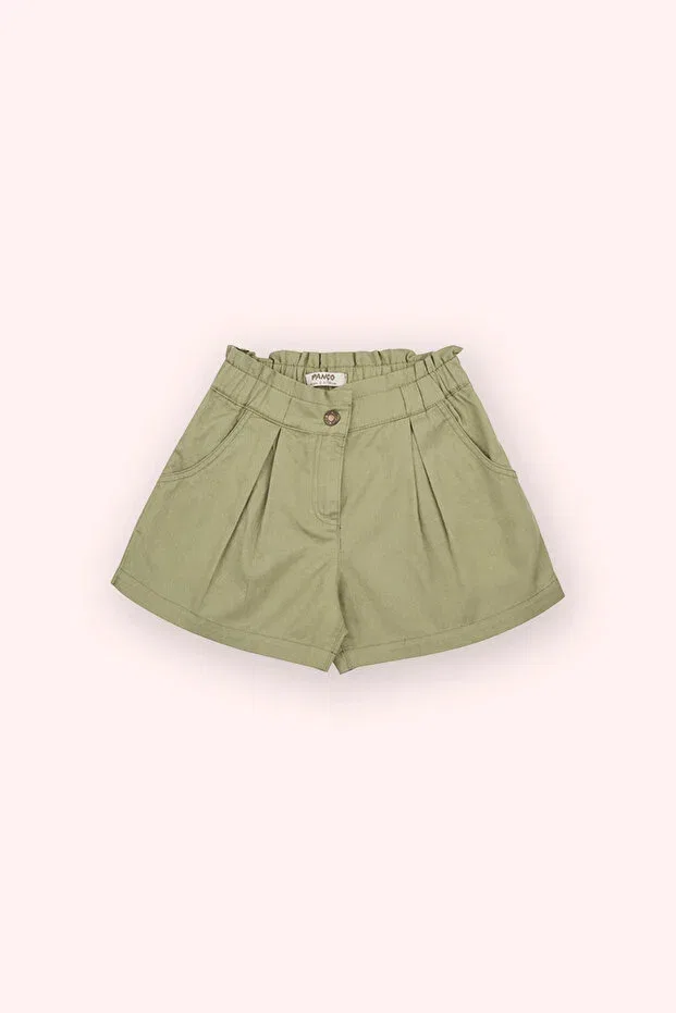 Детские шорты для девочек хлопковые Panço, Khaki