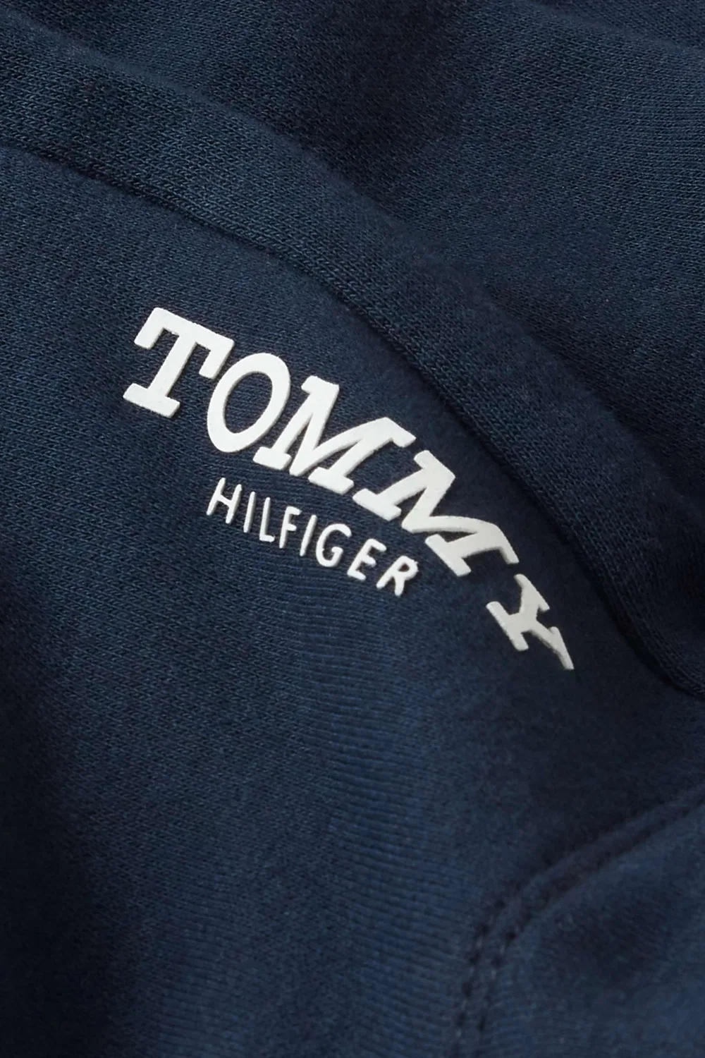 Шорты из футера с принтом Monotype Tommy Hilfiger, синий — фото 3