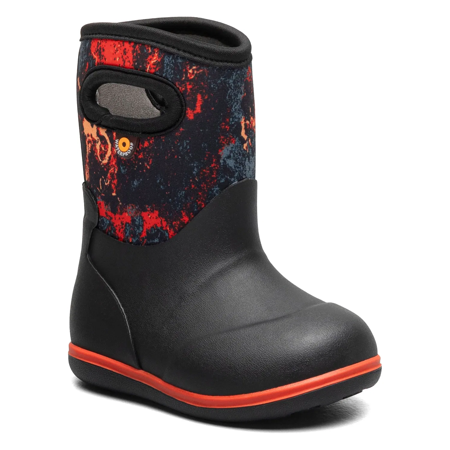 Детские зимние сапоги непромокаемые Baby Classic Bogs, Acid Camo/черный Multi — фото 3
