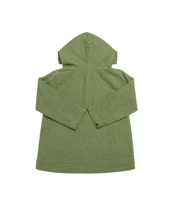 Детское худи с вышивкой Camo Quest Breezer Mumzers, зеленый — фото 3