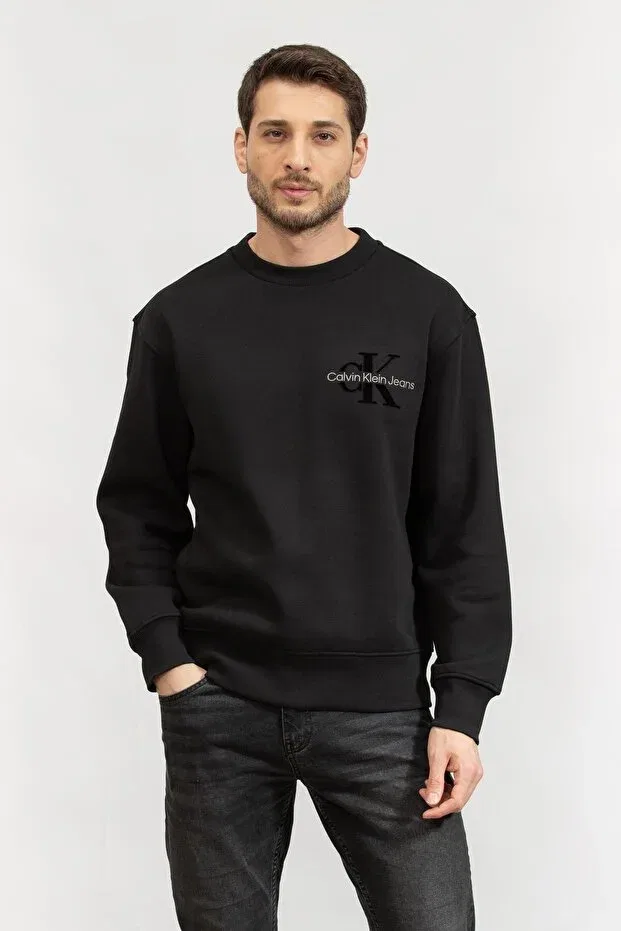 Мужские свитшот с длинным рукавом Calvin Klein, Ck Black