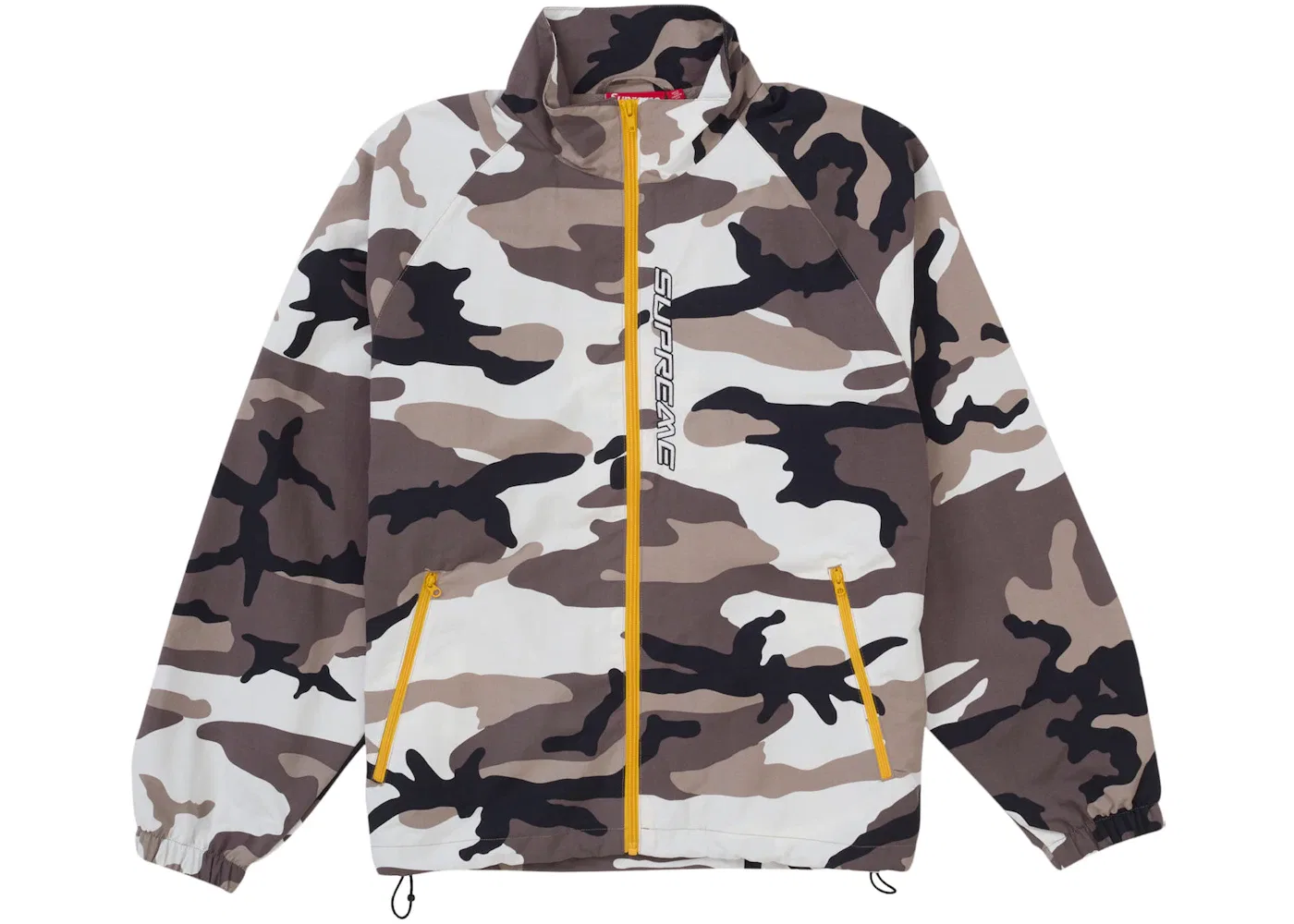 Мужская куртка с контрастной молнией Snow Camo Supreme