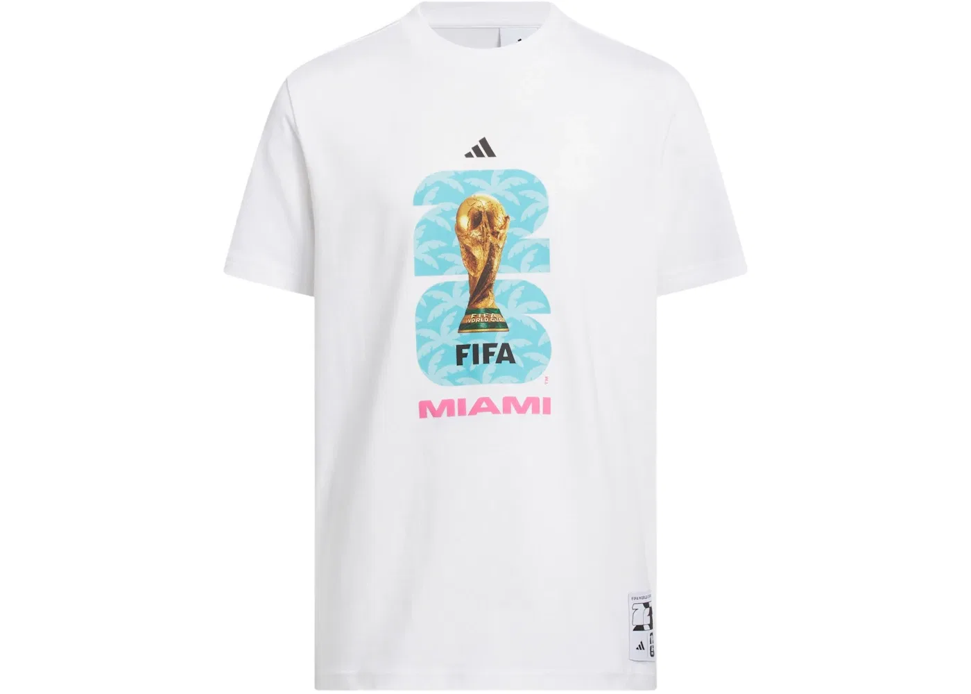 Детская футболка с принтом FIFA World Cup 26 T-shirt Adidas, White