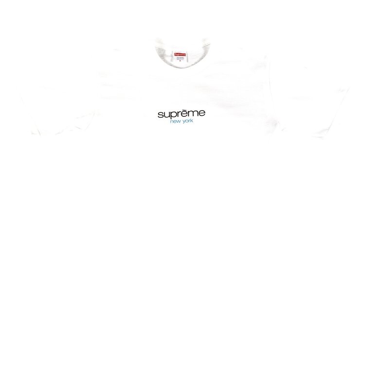 

Футболка Supreme Classic Logo Tee 'White', белый
