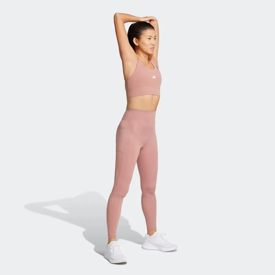 Спортивные леггинсы с длинным рукавом Own The Run adidas, Бежевый — фото 4