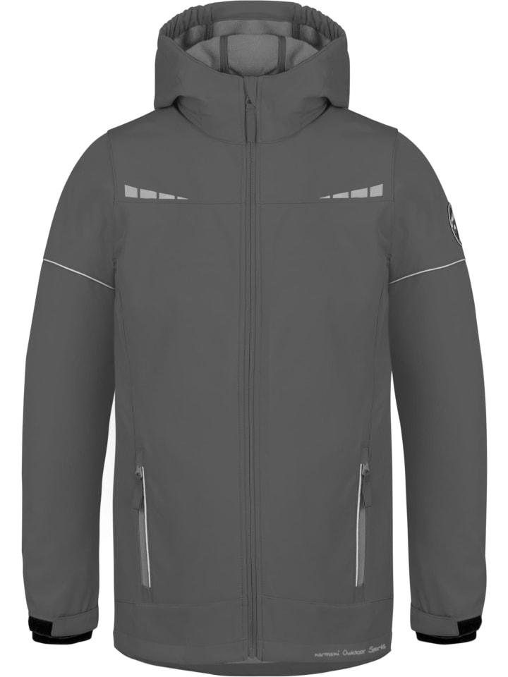 

Детская куртка софтшелл Galway антрацитового цвета Normani Outdoor Sports