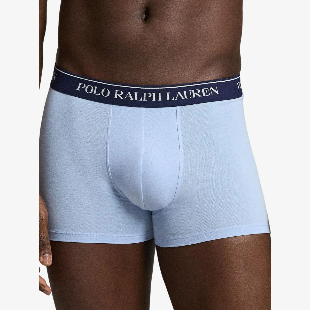 Фирменный набор из трех боксеров из эластичного хлопка Polo Ralph Lauren, темно-синий/бежевый — фото 4