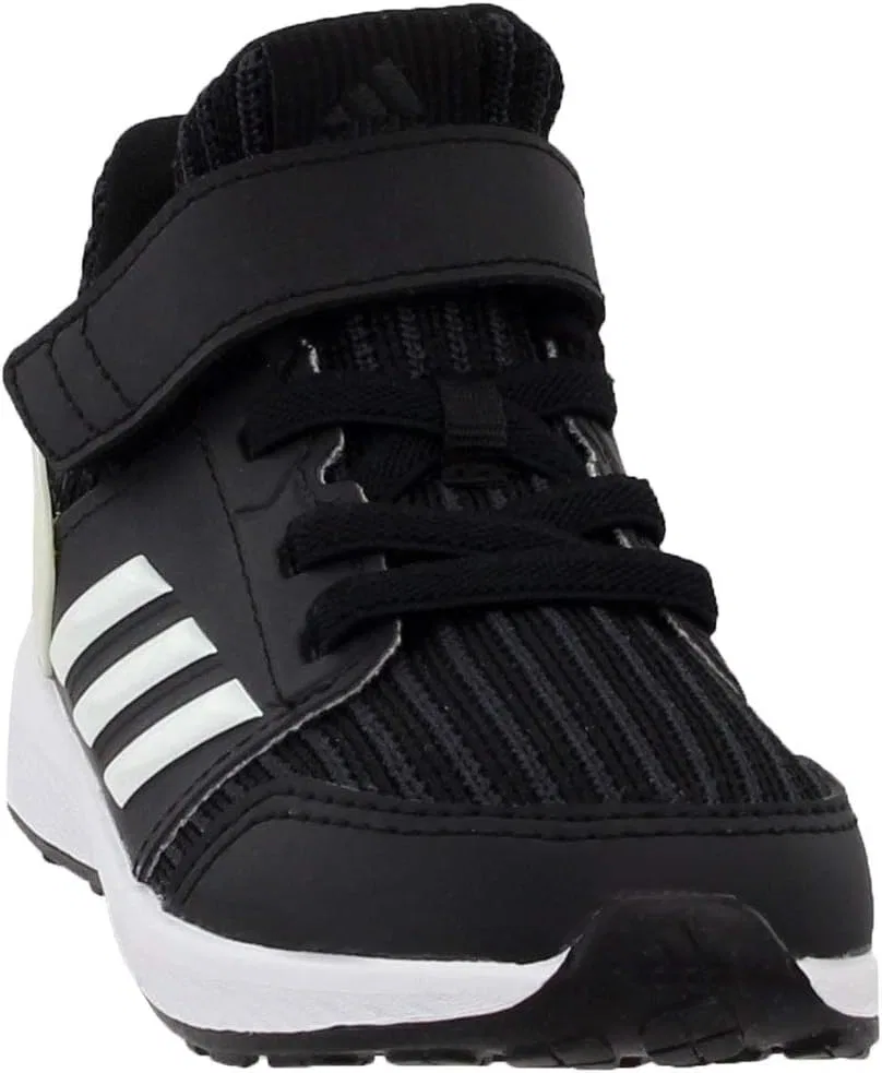 Детские кроссовки для мальчиков RapidaRun Knit adidas, Black/Cloud White/Carbon — фото 2
