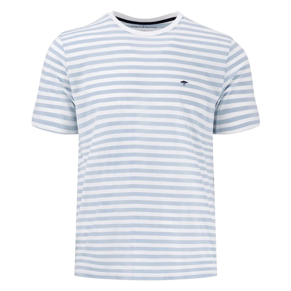 

Футболка с коротким рукавом Fynch Hatton Basic Striped, синий