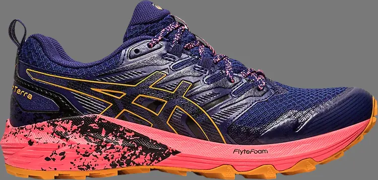 

Кроссовки wmns gel trabuco terra 'indigo blue papaya' Asics, синий