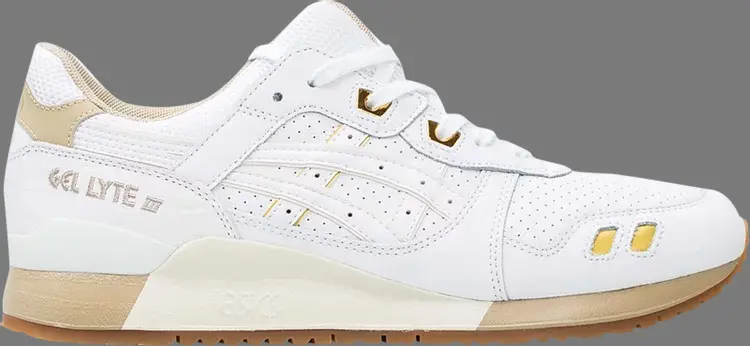 

Кроссовки gel lyte 3 'white tan' Asics, белый