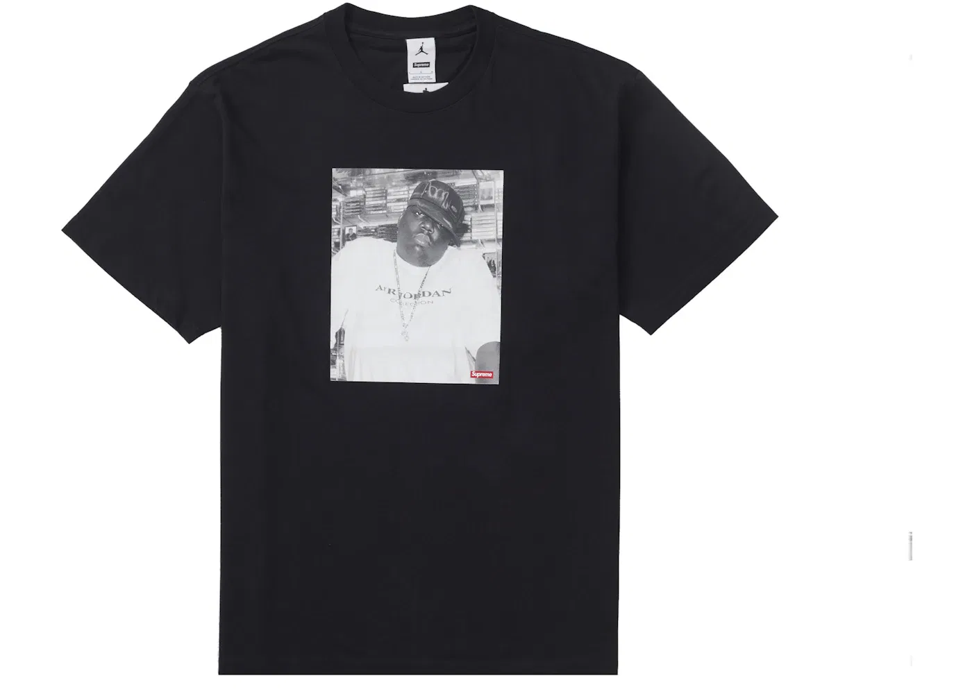 Мужская футболка с принтом Biggie Supreme Jordan, Black