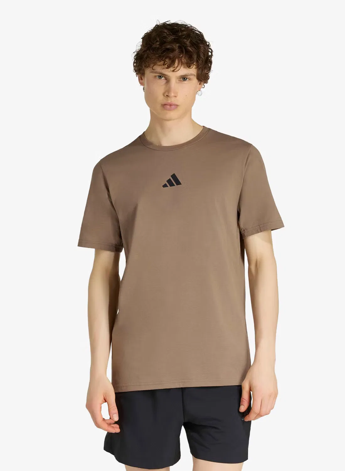 Футболка с принтом Camo Training Graphic Adidas, хаки