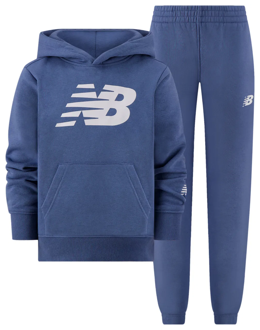 Детский спортивный костюм New Balance Fleece Set, цвет White/Shoreline
