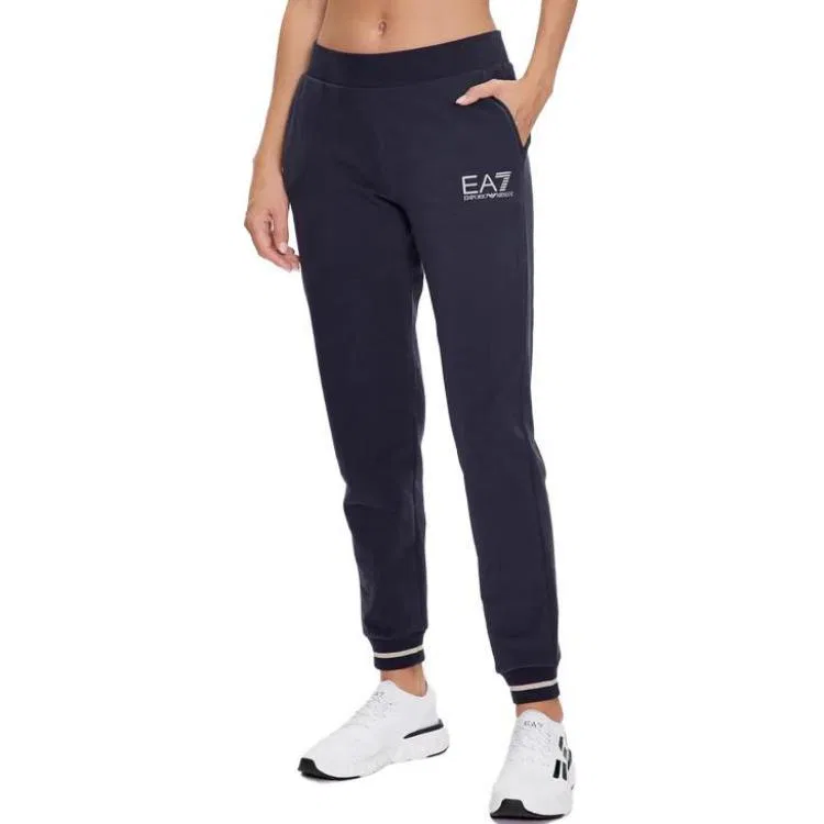 Женские трикотажные спортивные штаны EMPORIO ARMANI, Marine Blue