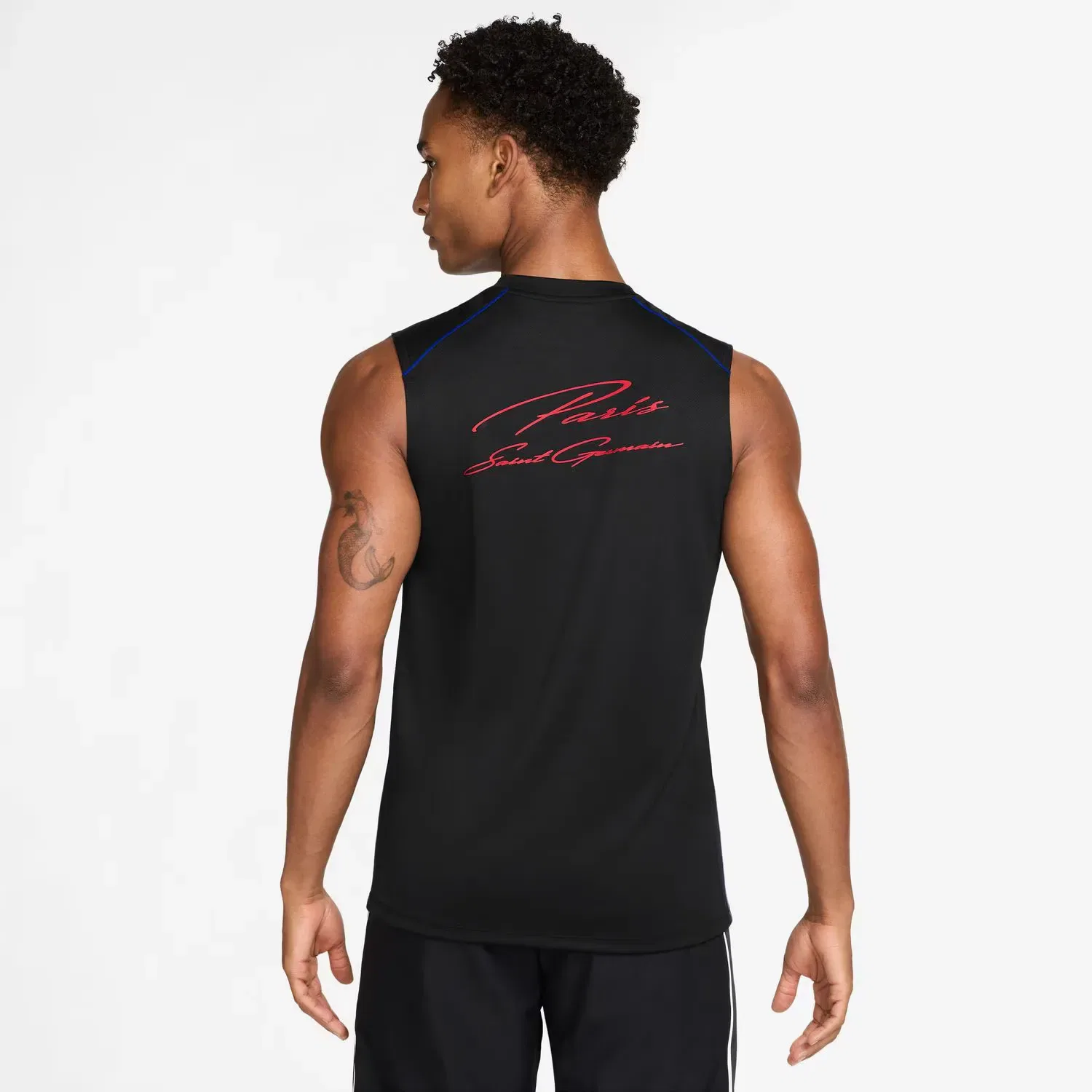 Мужская футболка Dri-FIT Strike PSG Paris Saint-Germain FC 2026-2027 Nike, Черный — фото 2