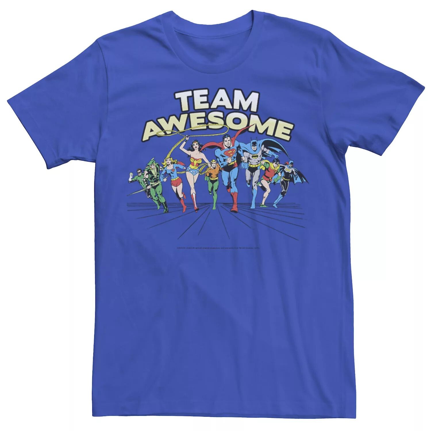

Мужская футболка «Лига справедливости» Team Awesome Group Shot DC Comics