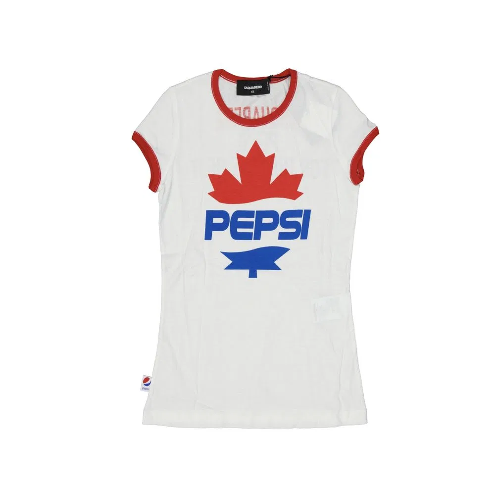Мужская футболка с принтом Pepsi Dsquared2, White