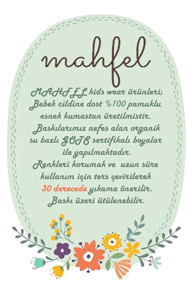 Детское боди-комбинезон для новорожденных с принтом Mahfel, Ecru-Pink — фото 2