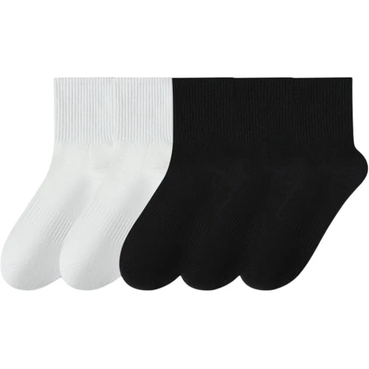 Детские носки 5 пар DUSHILIREN, 5 Pack Long Shaft (2 Pack White+3 Pack Black)