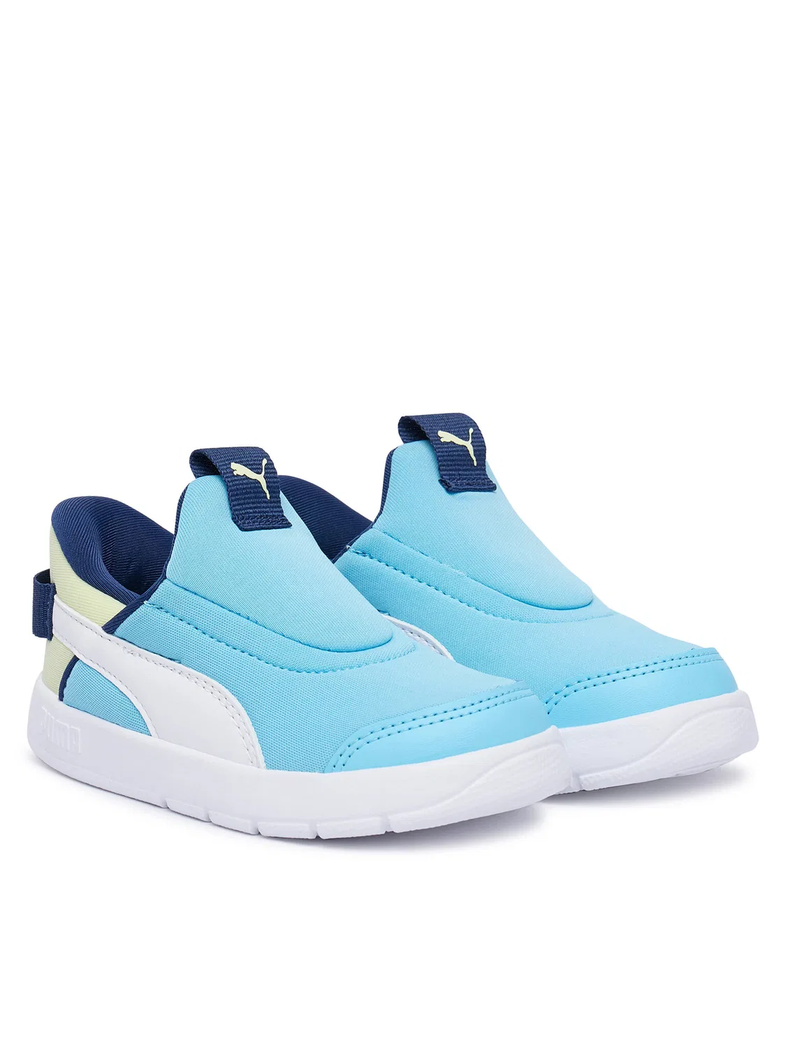 Кроссовки для мальчика Courtflex Sliptech Inf Puma, синий — фото 2