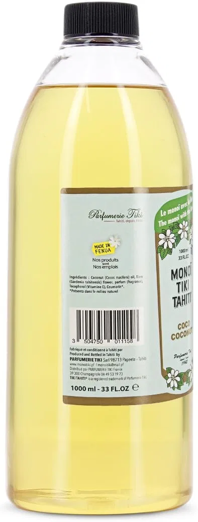 Масло для тела и волос, Монои Тики Таити Коко, 1л Monoï Tiki Tahiti — фото 2