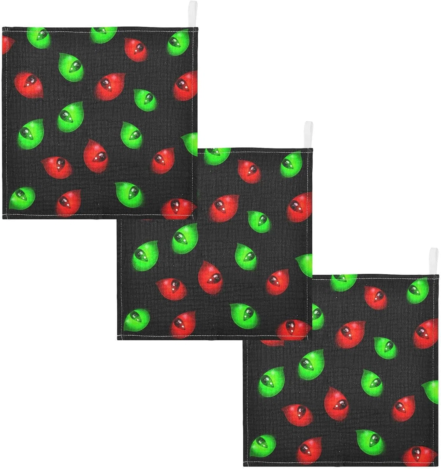 Детские вафельные полотенца, 5 шт., 30x30 см, хлопок, JUMBEAR