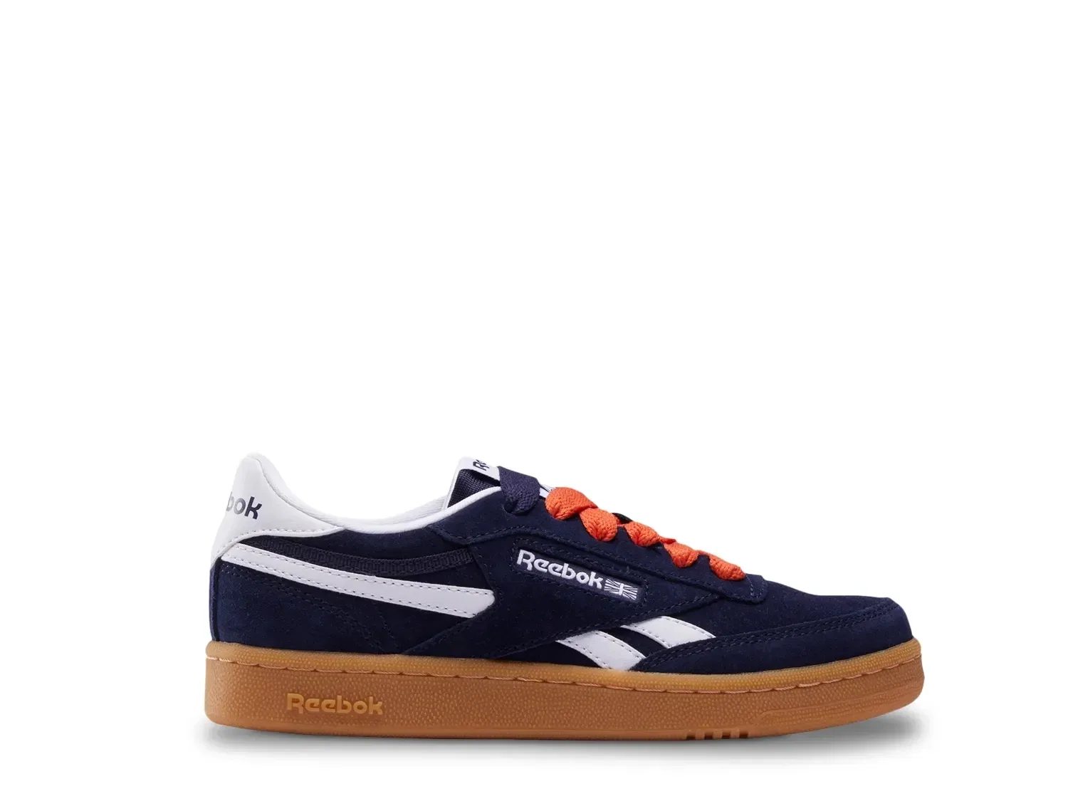 Кроссовки Club C Revenge, Reebok, темно-синий/оранжевый