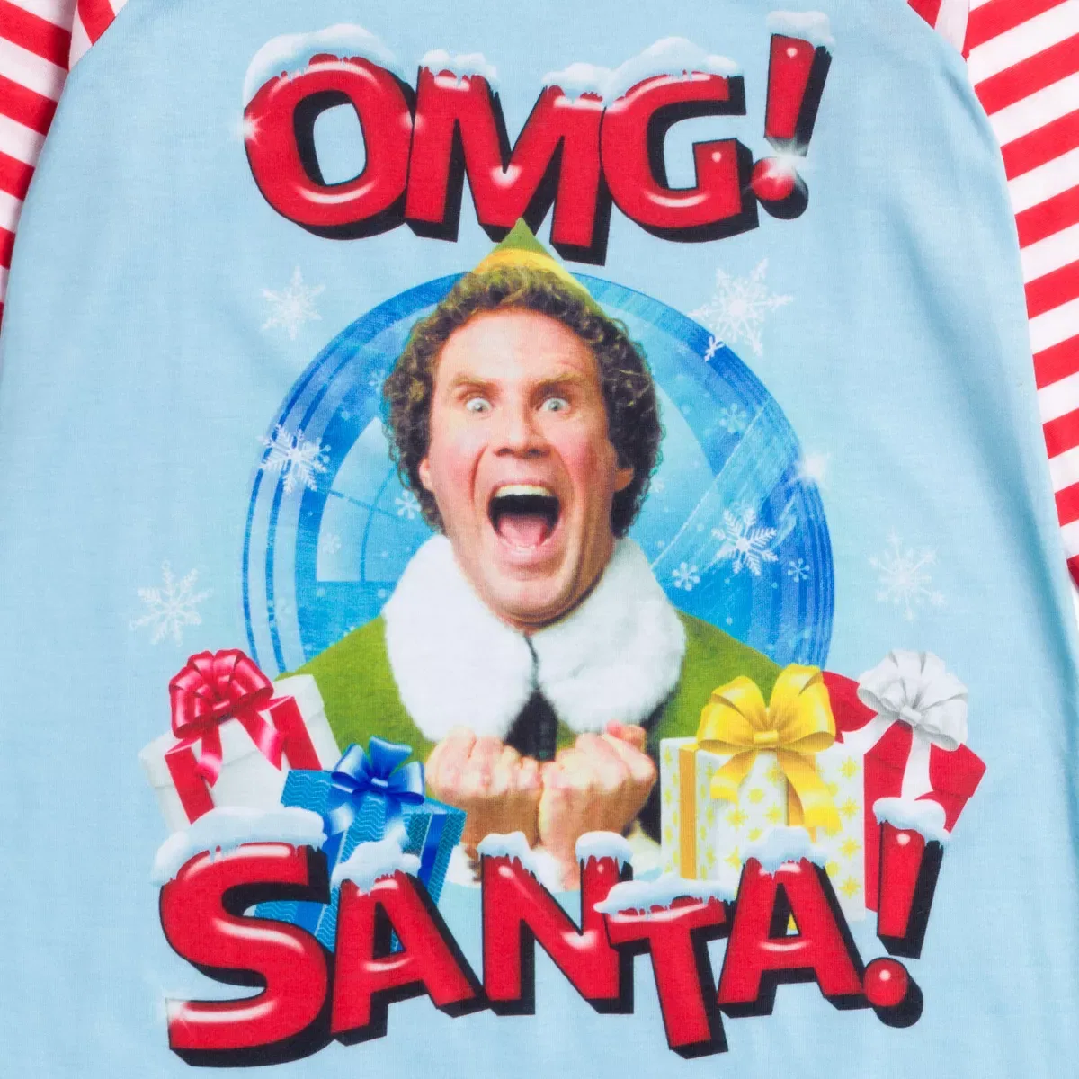Детская ночная рубашка-платье с длинным рукавом Buddy the Elf Elf, Blue — фото 2