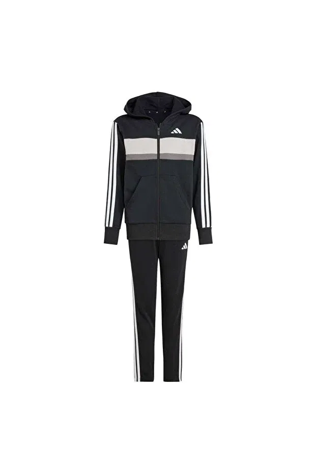 Детский спортивный костюм для девочек с длинным рукавом Adidas, Black — фото 3