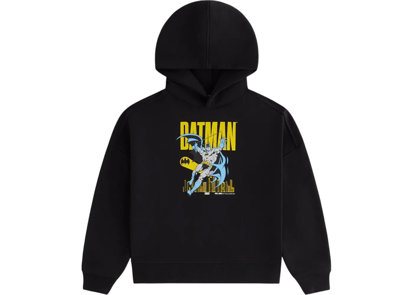 Детский худи с принтом Kith x Batman Kids Classic Vintage Black