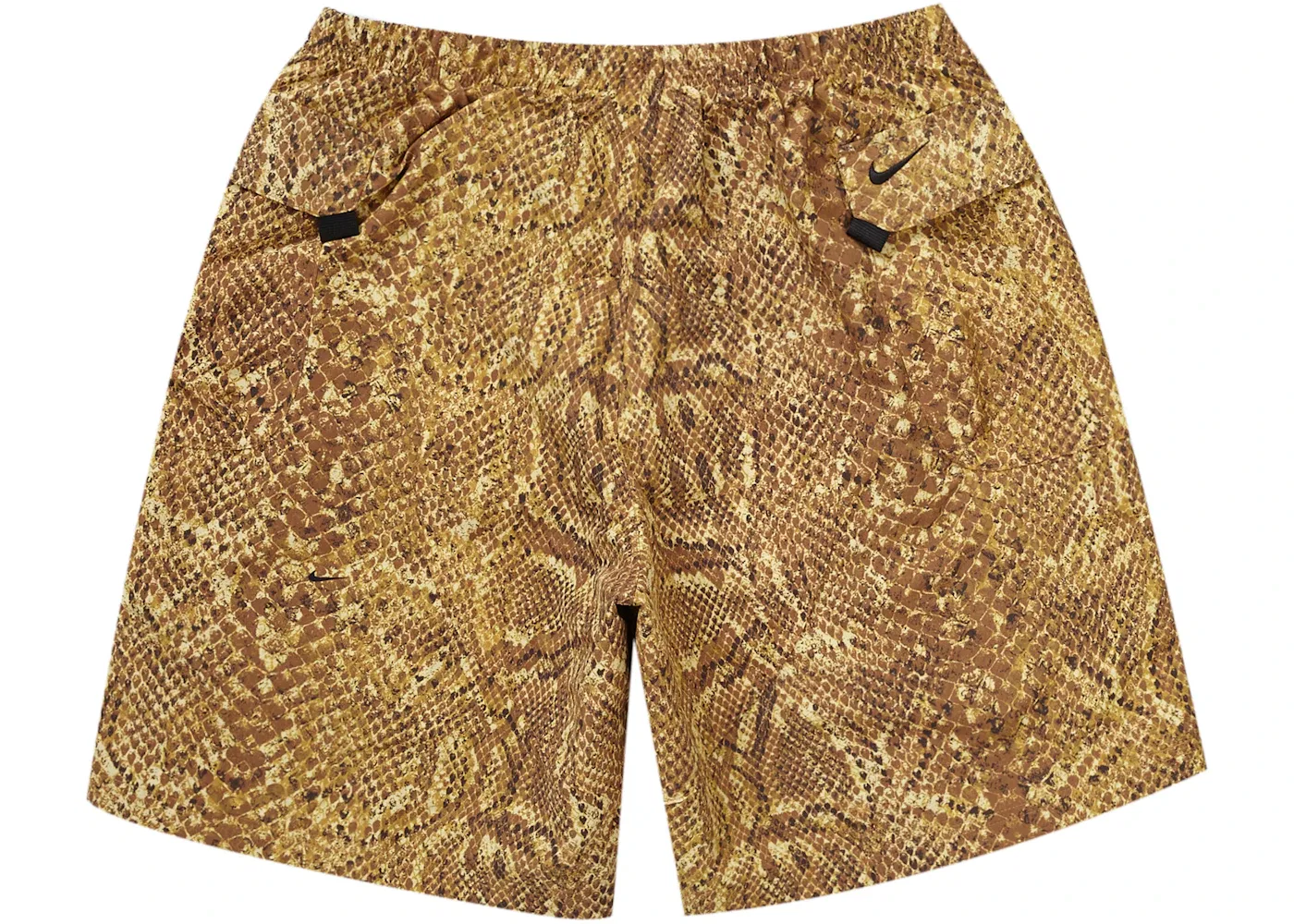Мужские шорты с принтом Supreme Nike ACG Nylon Trail Short, Gold Snakeskin — фото 2