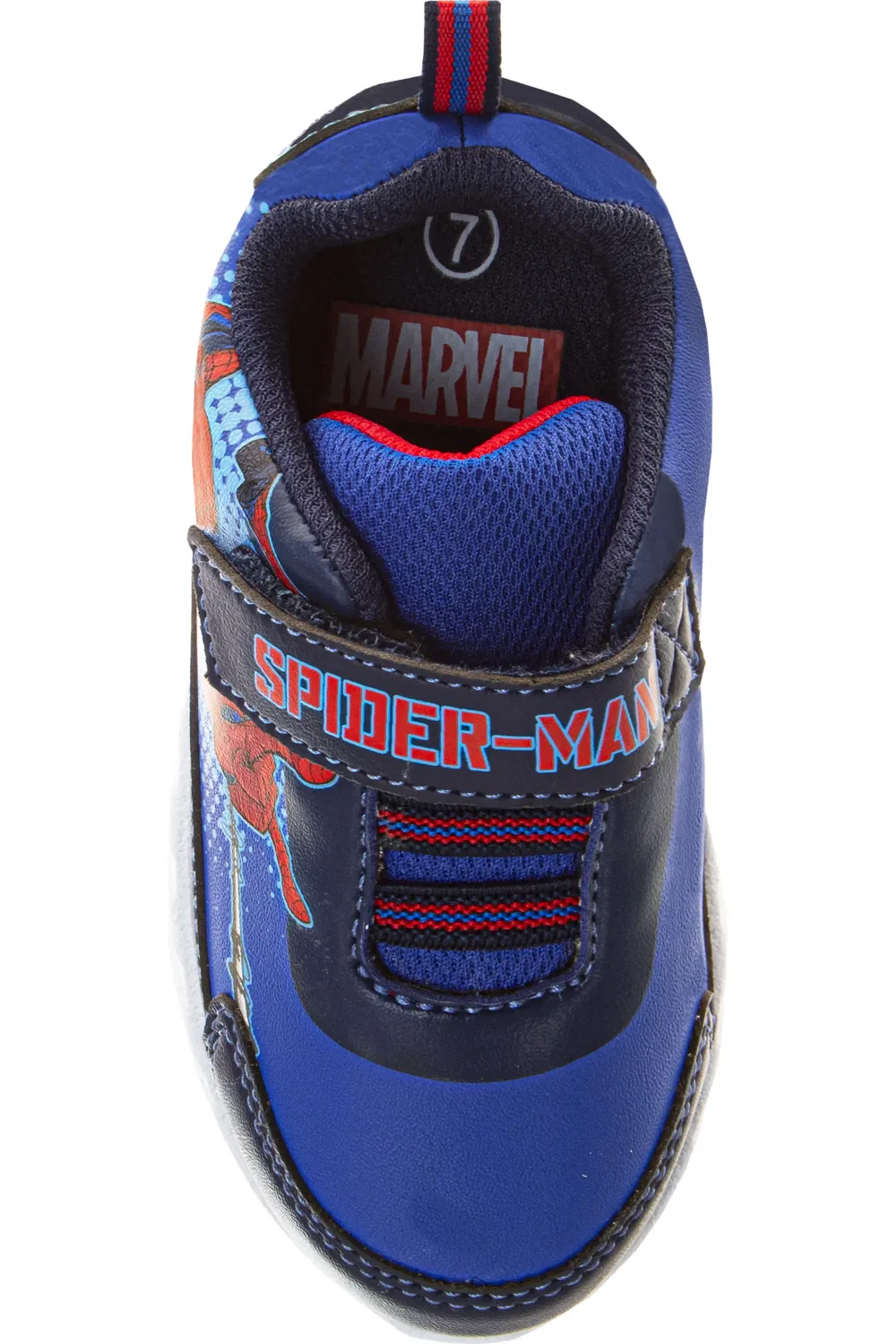 Кроссовки детские с супергероем Spider-Man JOSMO, синий/красный — фото 4