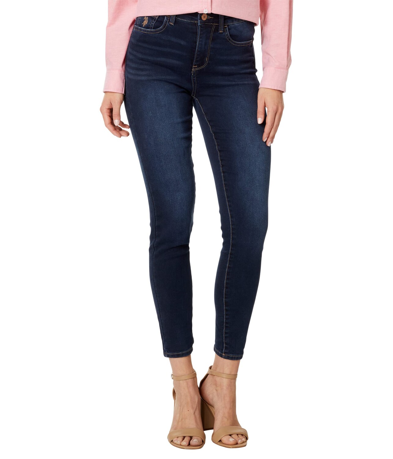 

Джинсы U.S. POLO ASSN., Uspa Ultra High-Rise Jeans in Dark Wash Denim