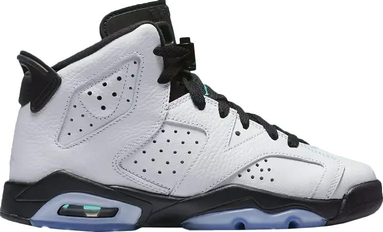 

Кроссовки Air Jordan 6 Retro GS Hyper Jade, белый