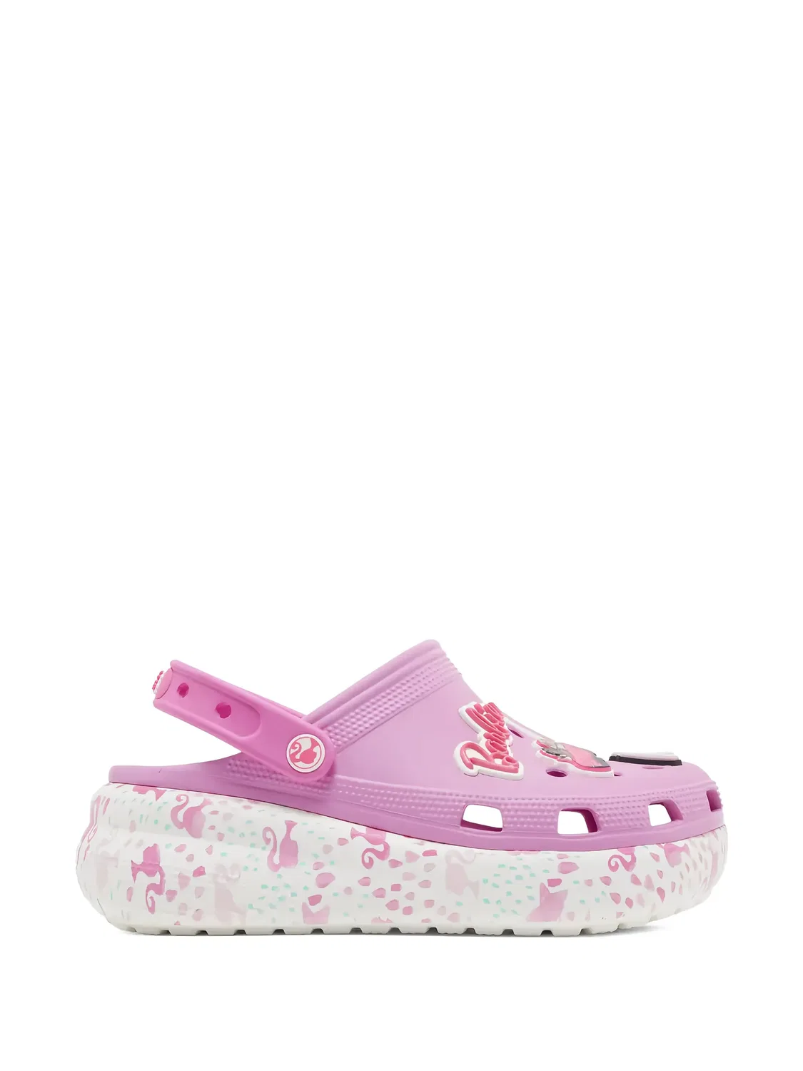 Клоги Cutie Crush из коллаборации с Barbie Crocs, розовый